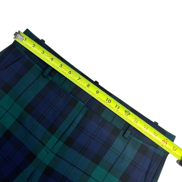 J Crew Slim Cropped Ruby Pant in Black Watch Plaid - Picture 8 of 12